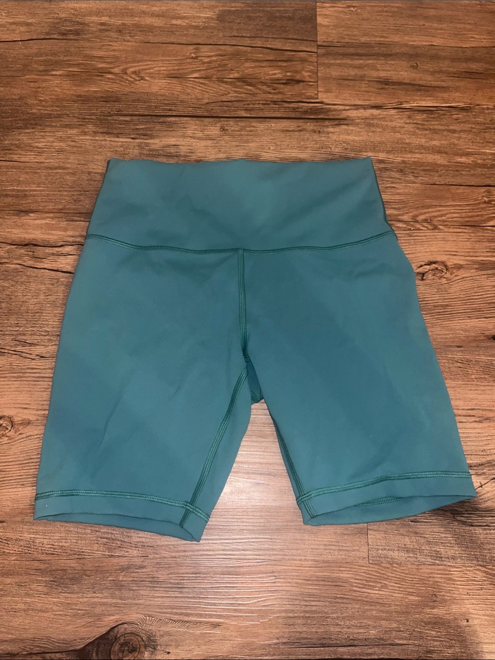 lululemon athletica Teal High-Rise Bike Shorts